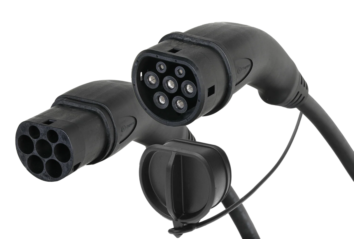 Zaptec Laddkabel 3 Fas 20A - Typ 2 till Typ 2 (5 meter)