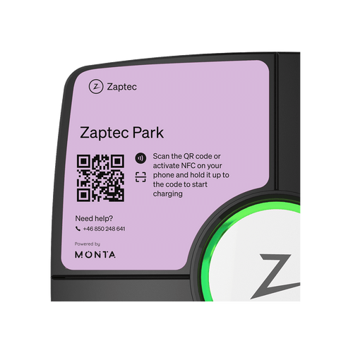 Zaptec Park Sticker (SE)